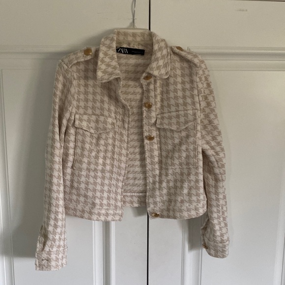 Zara houndstooth jacket - Picture 1 of 4